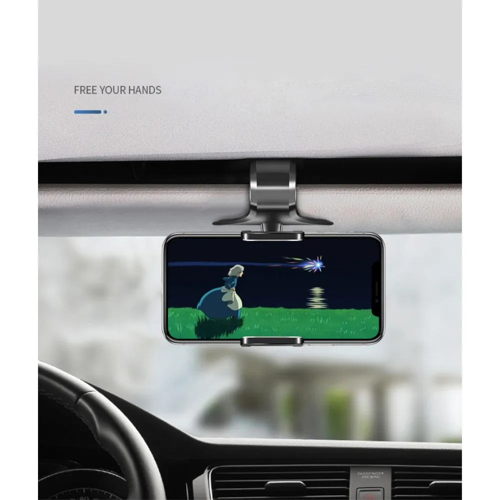 3 in 1 Car GPS Smartphone Holder: Dashboard / Visor Clamp   AC Grid Clip for QMobile Q Infinity - Black