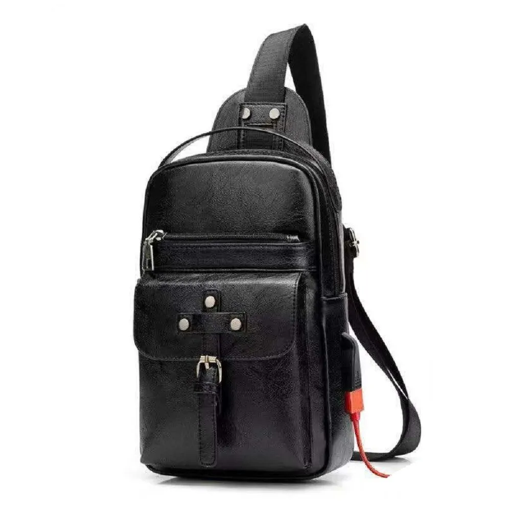 Backpack Waist Shoulder bag compatible with Ebook, Tablet and for Haier I6 Infinity (2019) - Black