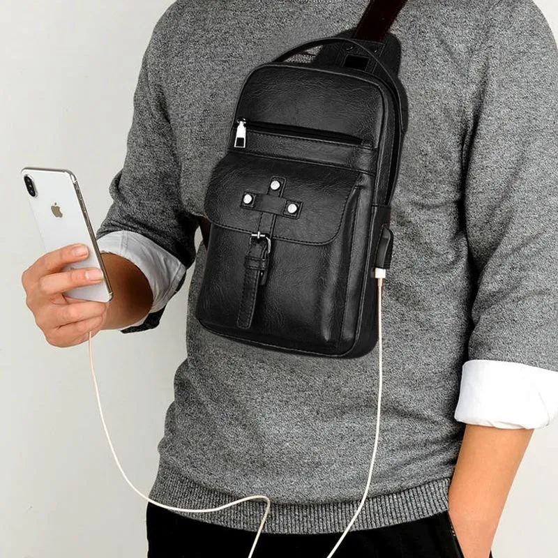 Backpack Waist Shoulder bag compatible with Ebook, Tablet and for Haier I6 Infinity (2019) - Black