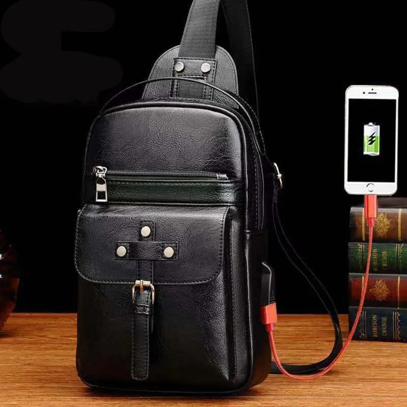 Backpack Waist Shoulder bag compatible with Ebook, Tablet and for Haier I6 Infinity (2019) - Black