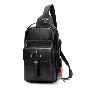 Backpack Waist Shoulder bag compatible with Ebook, Tablet and for Haier I6 Infinity (2019) - Black