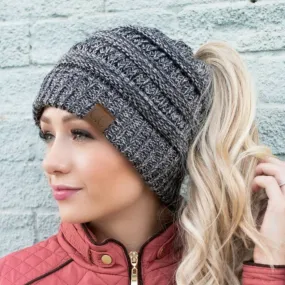CC Crafted Multi-Toned Bun Kids Youth to Adult Beanies Hats