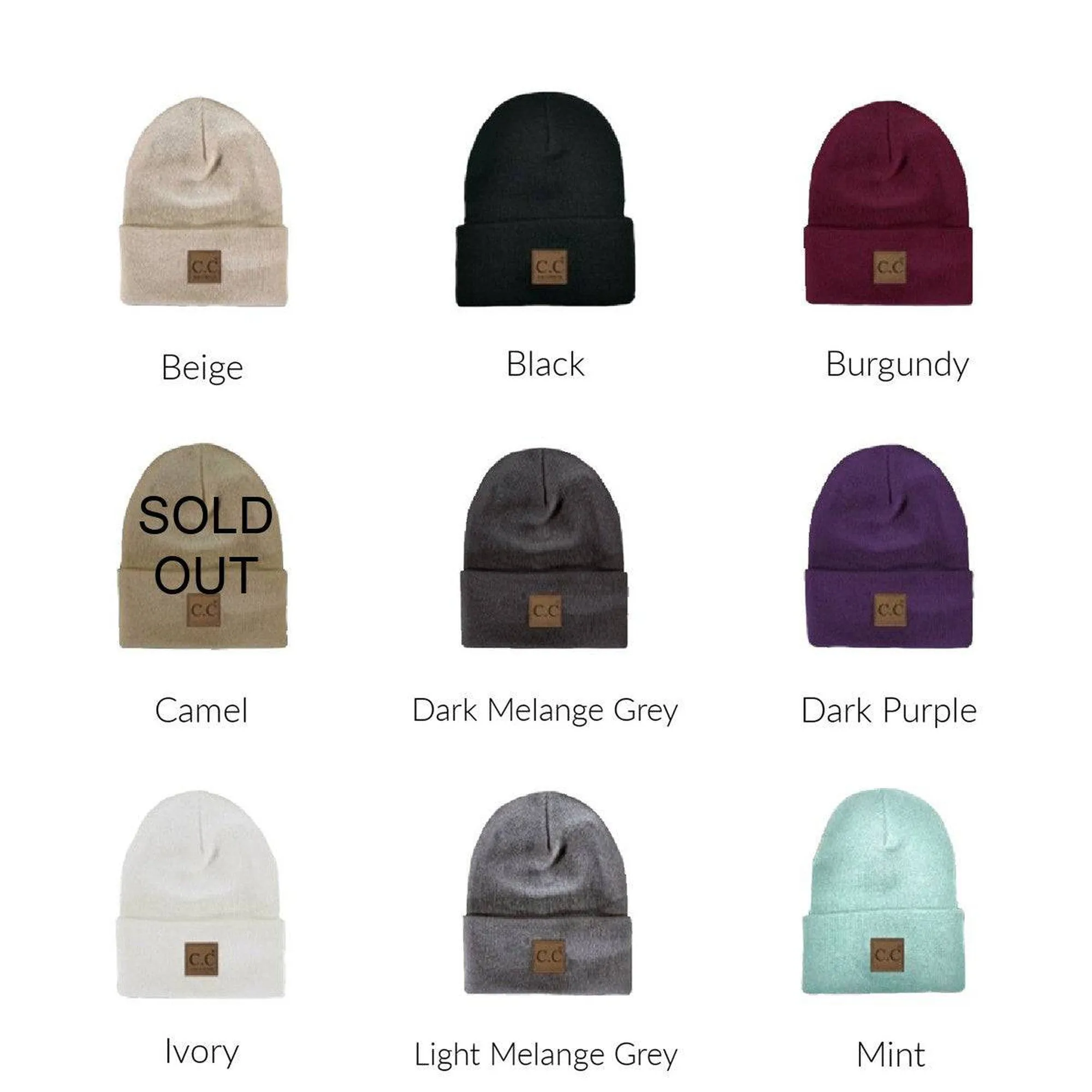 CC Everyday Beanie Unisex Adult Teen Size