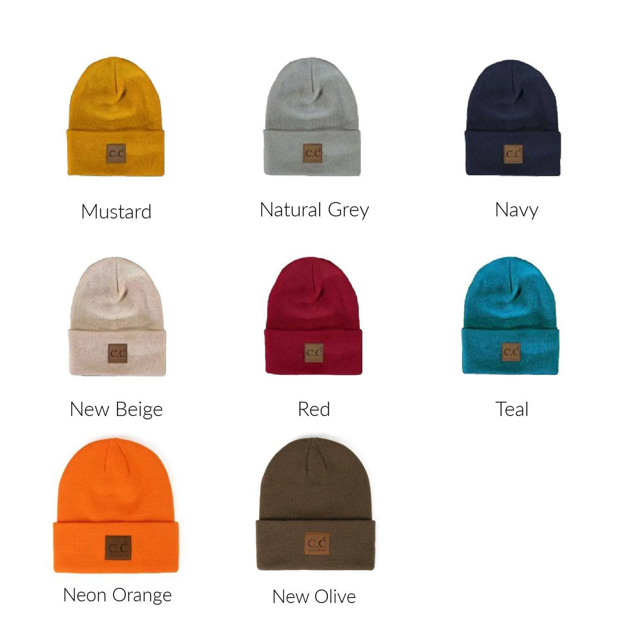 CC Everyday Beanie Unisex Adult Teen Size