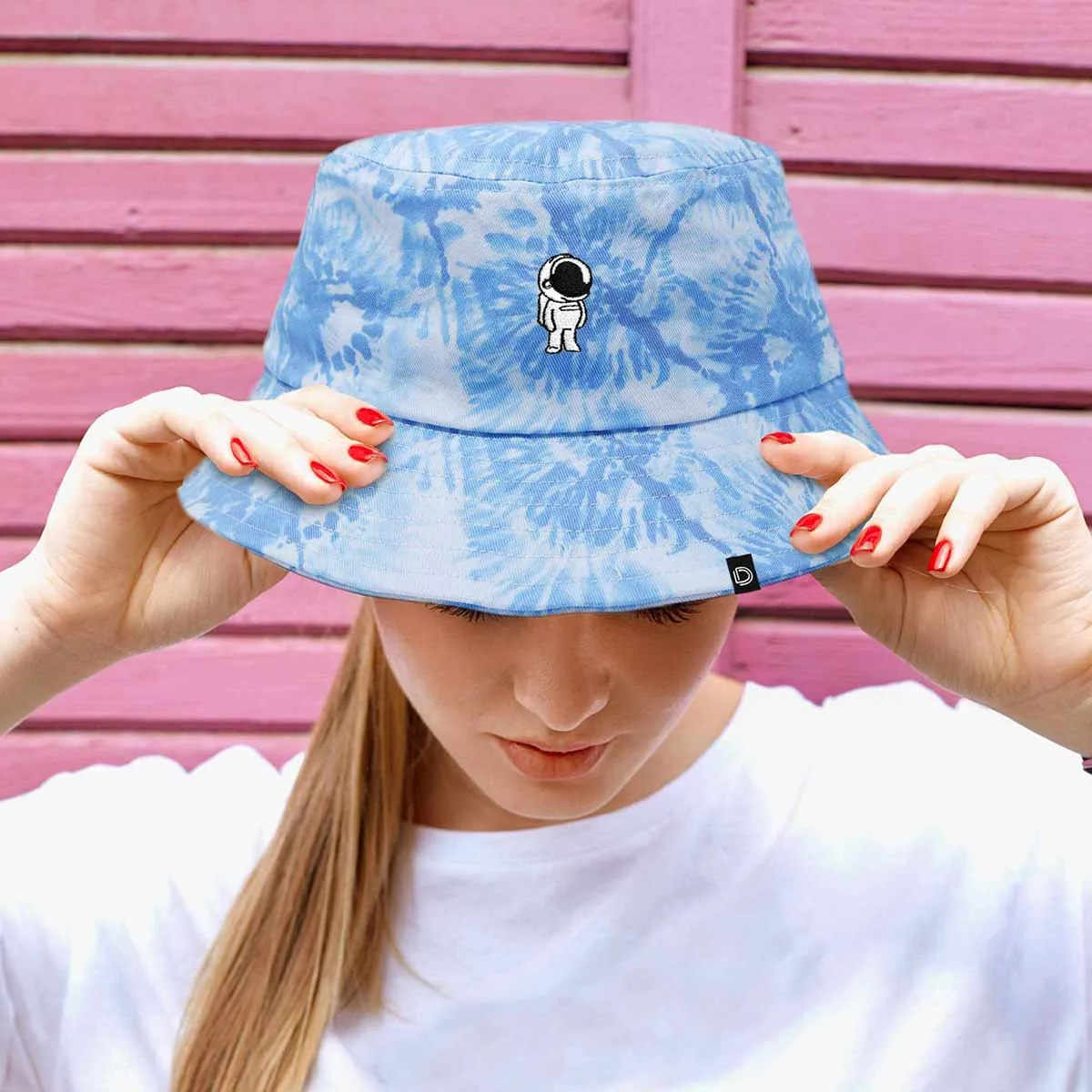 Dalix Astronaut Tie Dye Bucket Hat