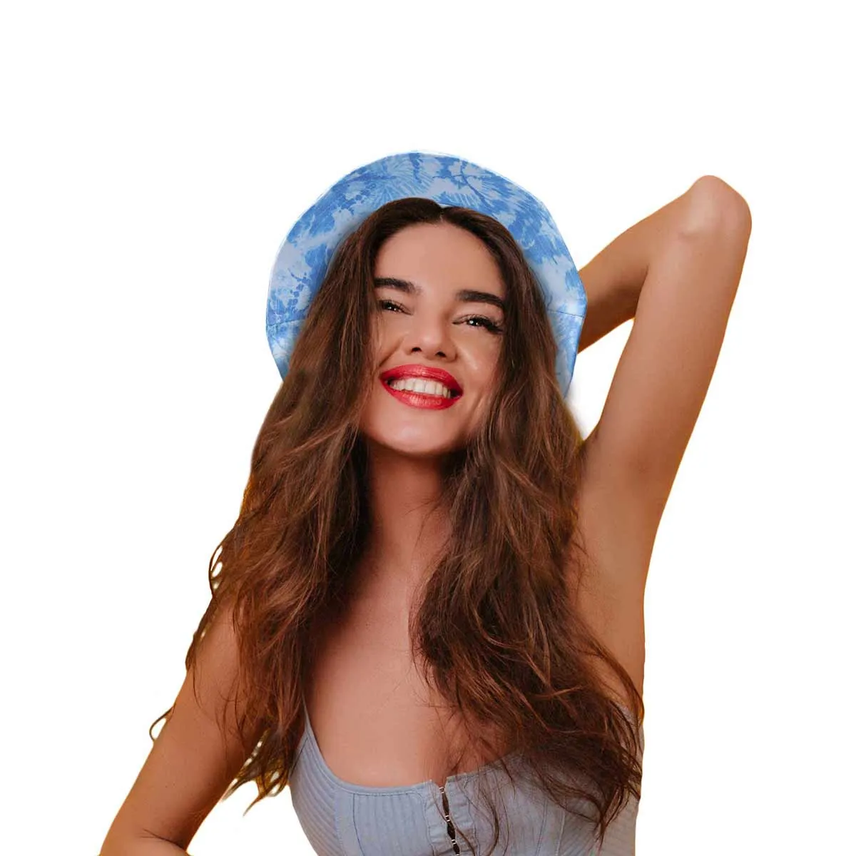 Dalix Astronaut Tie Dye Bucket Hat