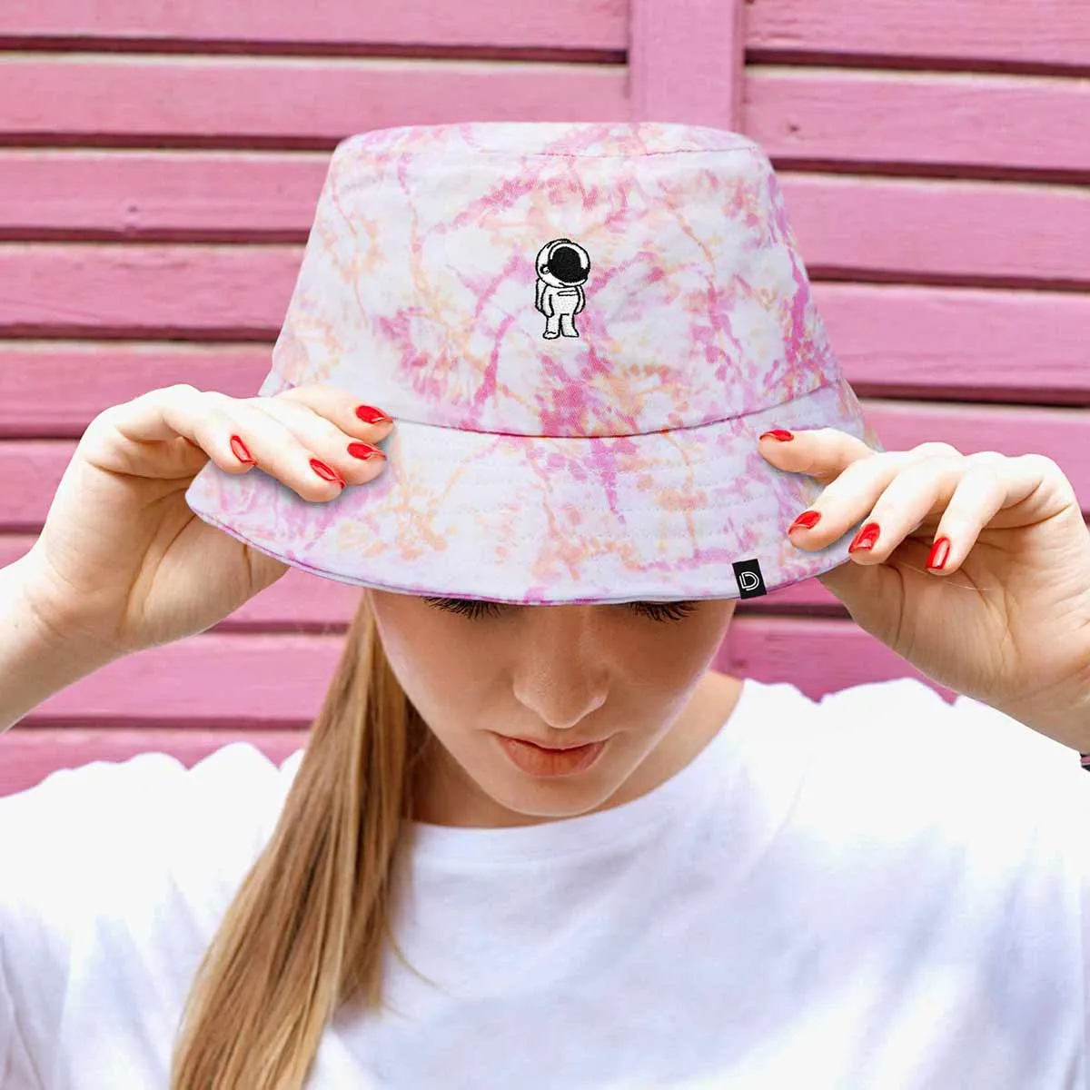 Dalix Astronaut Tie Dye Bucket Hat