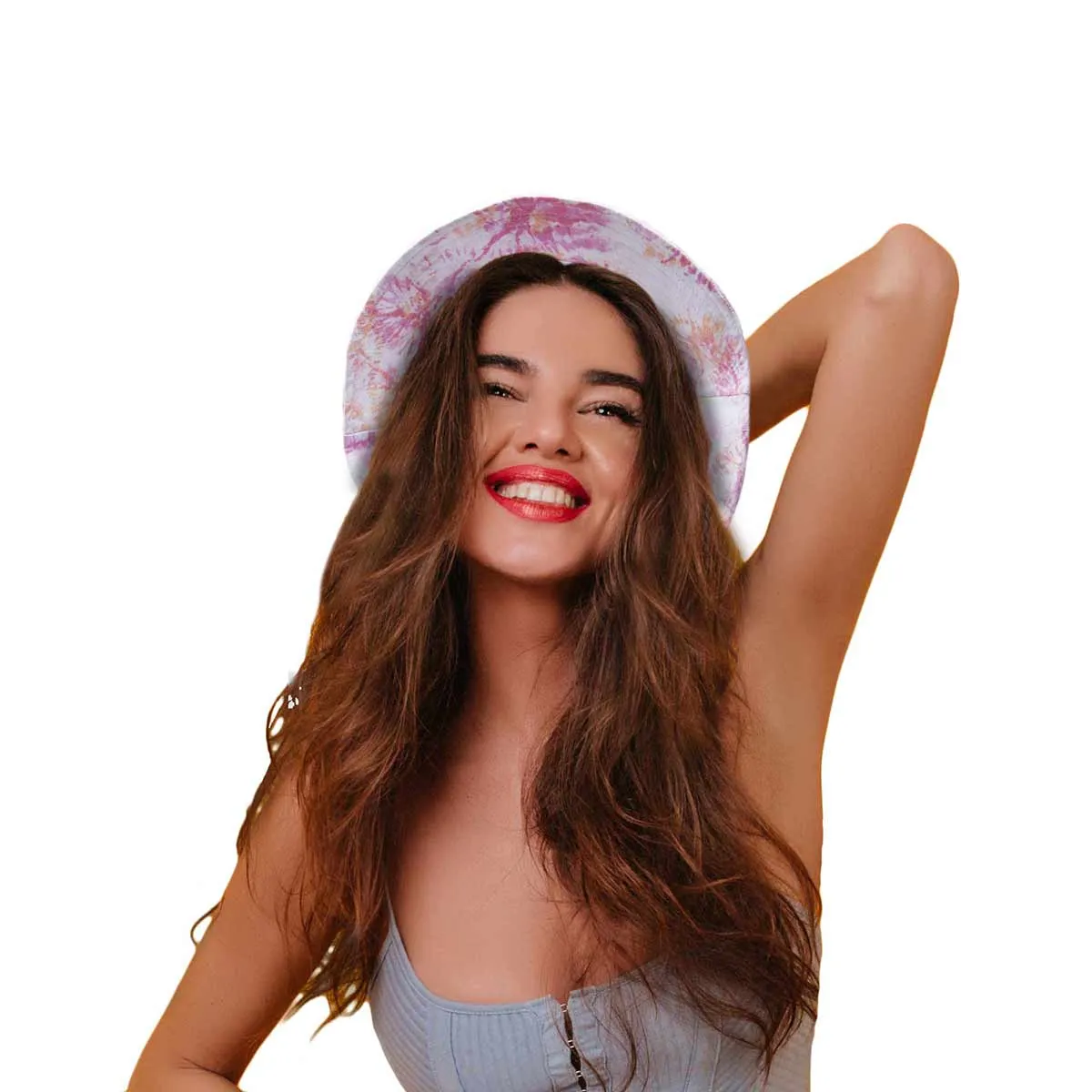 Dalix Astronaut Tie Dye Bucket Hat