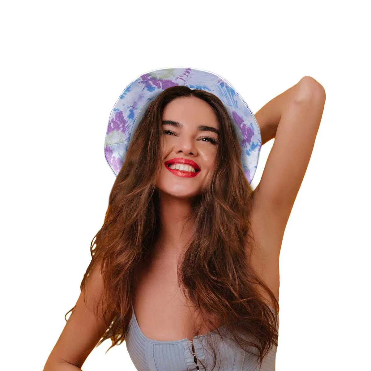 Dalix Astronaut Tie Dye Bucket Hat