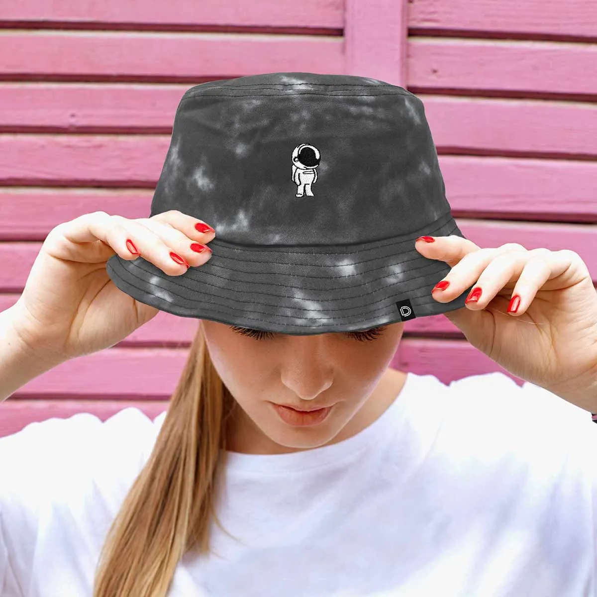 Dalix Astronaut Tie Dye Bucket Hat