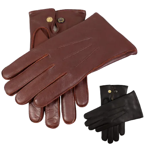 Dents Mens Classic Leather Gloves w 100% Wool Lining Winter Warm