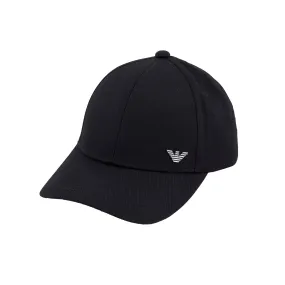 Emporio Armani Beach Small Logo Baseball Cap Black