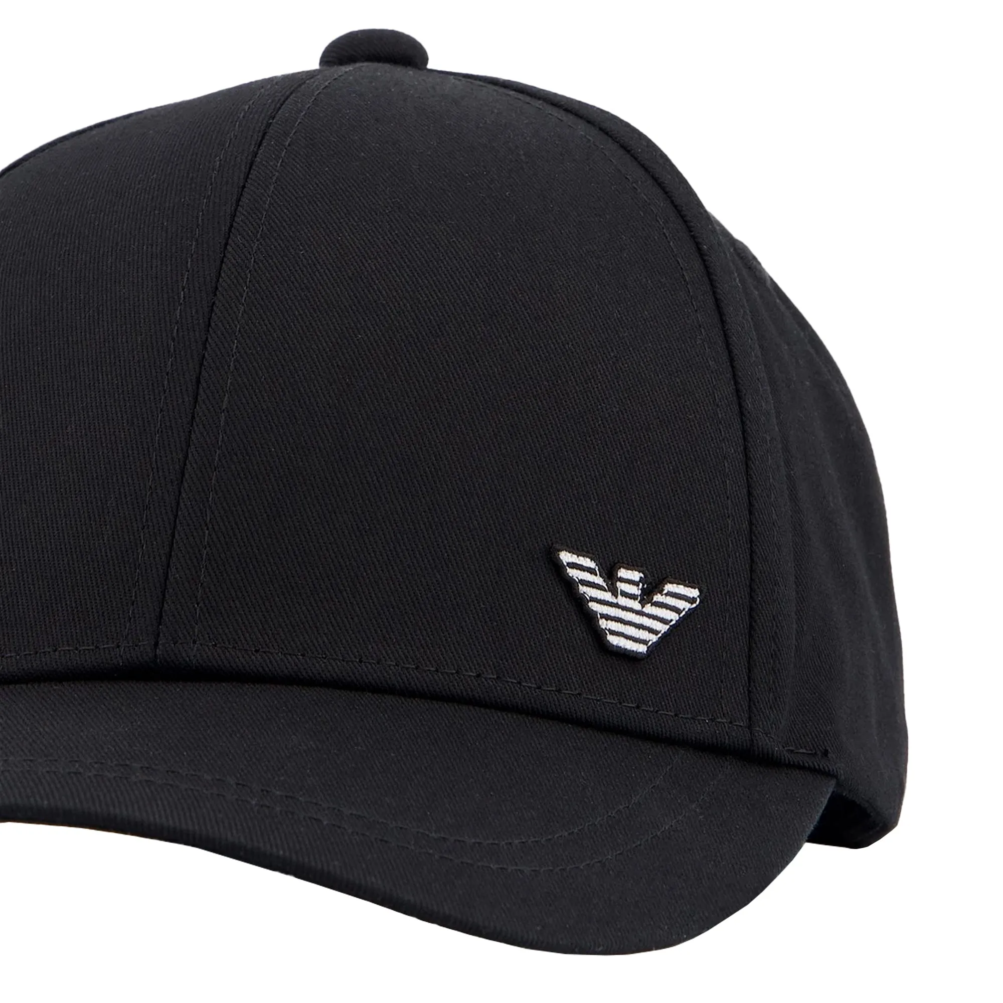 Emporio Armani Beach Small Logo Baseball Cap Black