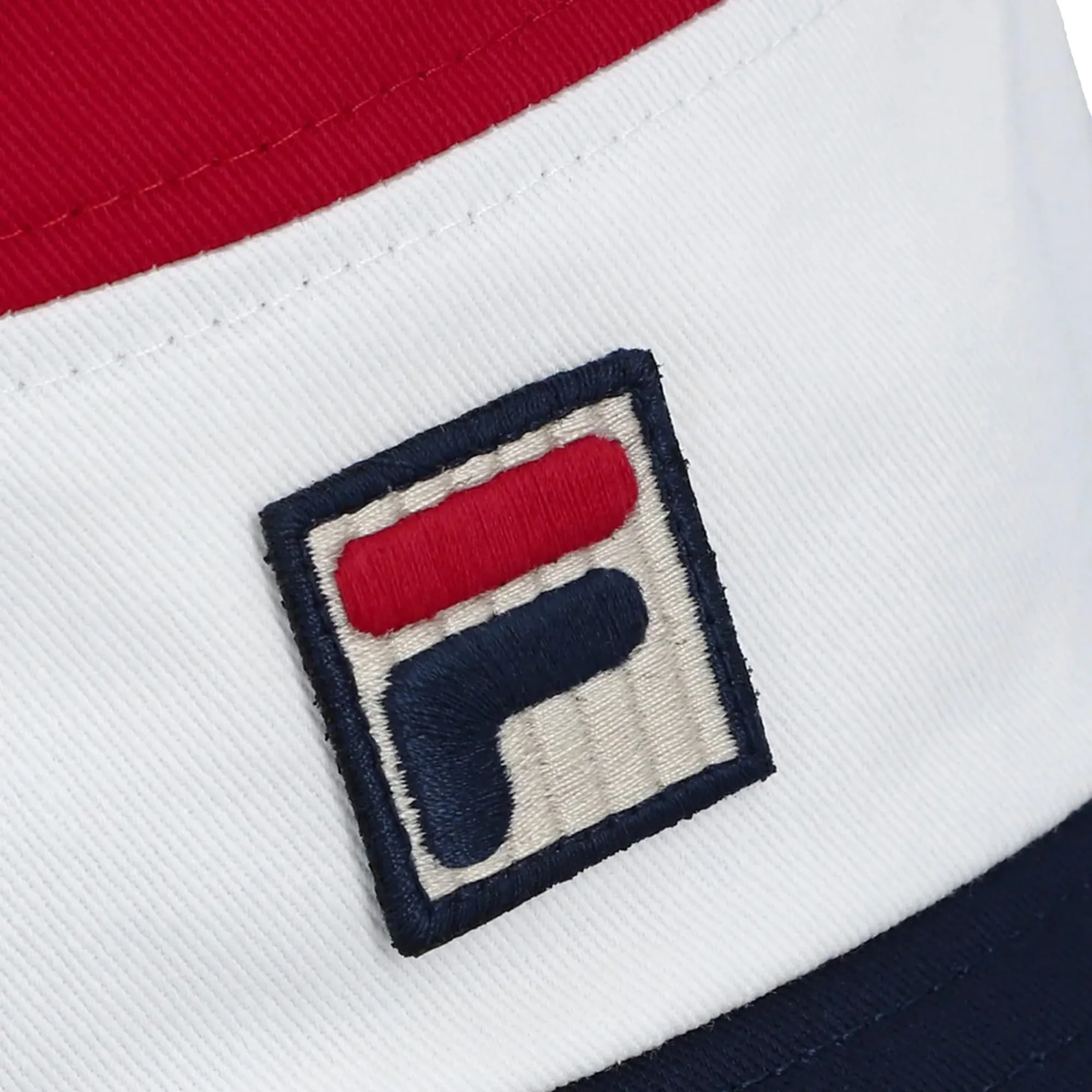 Fila Marco Tri Colour Heritage Logo Bucket Hat Fila Red/Gardenia/Fila Navy