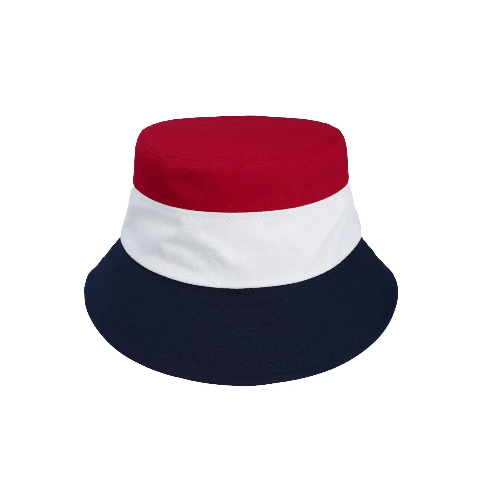 Fila Marco Tri Colour Heritage Logo Bucket Hat Fila Red/Gardenia/Fila Navy