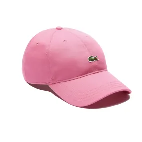 Lacoste Cotton Twill Baseball Cap Bubblegum Pink