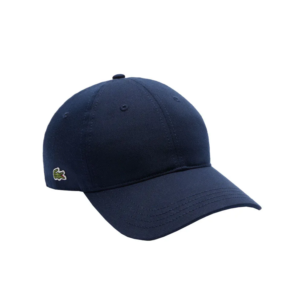 Lacoste Cotton Twill Baseball Cap Navy