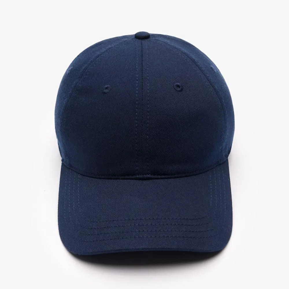 Lacoste Cotton Twill Baseball Cap Navy