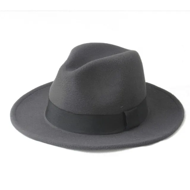 Men Felt Trilby Hat