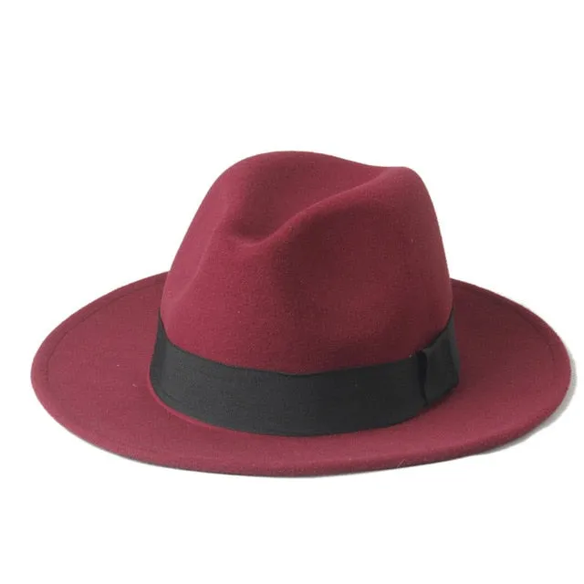 Men Felt Trilby Hat