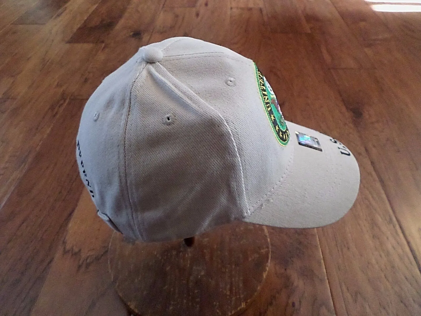 NEW U.S MILITARY ARMY LOGO EMBROIDERED KHAKI HAT CAP OFFICIAL LICENSED HATS