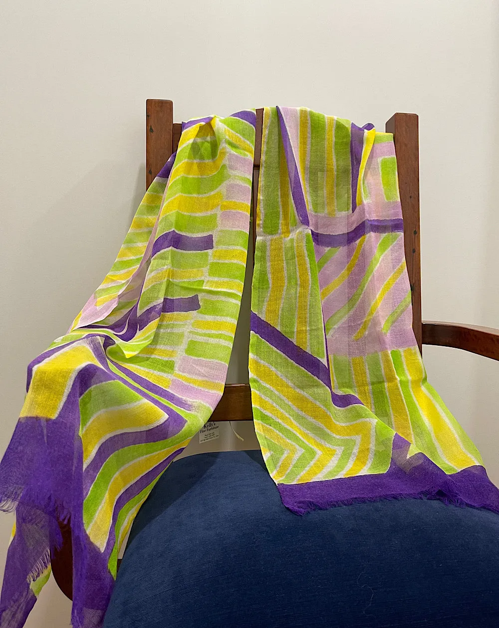 STRIPED BLOCKS-MAUVE