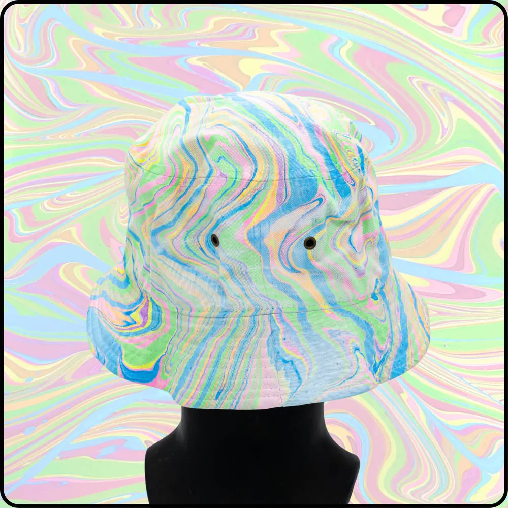 Unicorn Farts UV Hydro-Dipped Bucket Hat