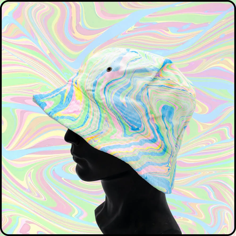 Unicorn Farts UV Hydro-Dipped Bucket Hat