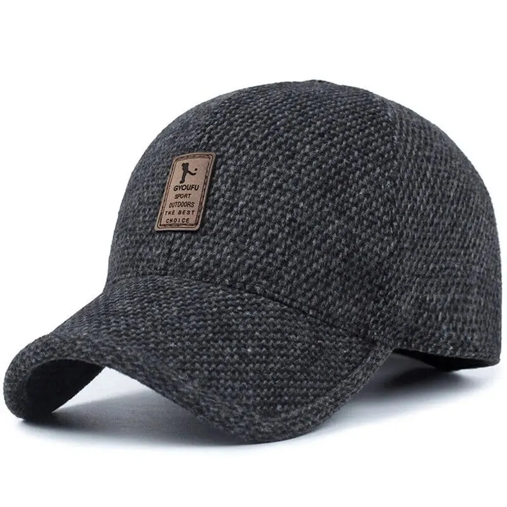 Winter Bomber Hat Men Women Russian Black Leather Ushanka Caps With Ear Flaps Fur Warm Leather Brand Baseball Cap Hats