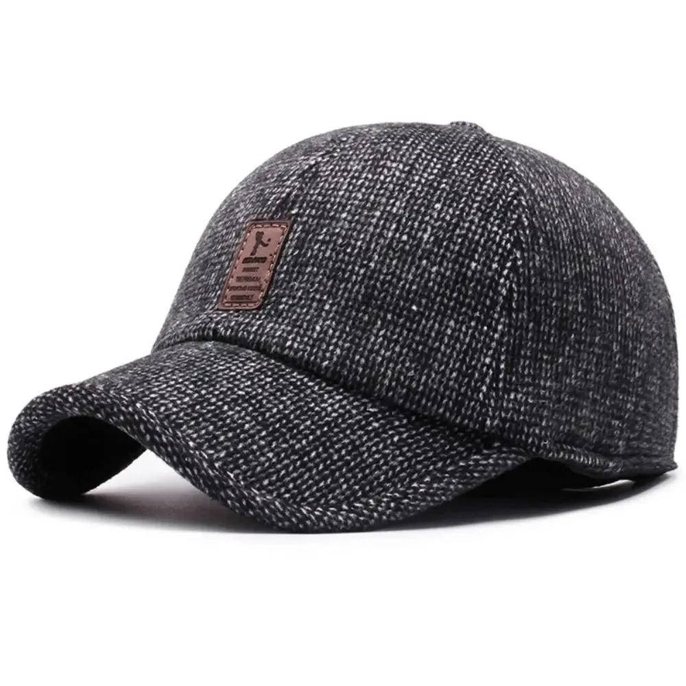 Winter Bomber Hat Men Women Russian Black Leather Ushanka Caps With Ear Flaps Fur Warm Leather Brand Baseball Cap Hats