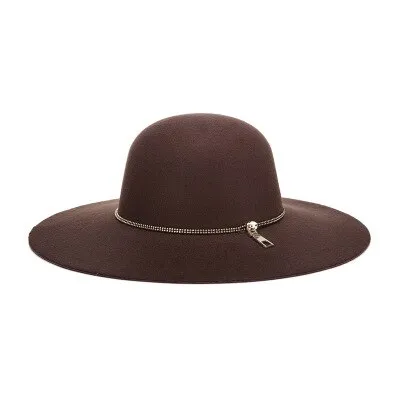 Winter Wool Fedora Vintage Black Hats